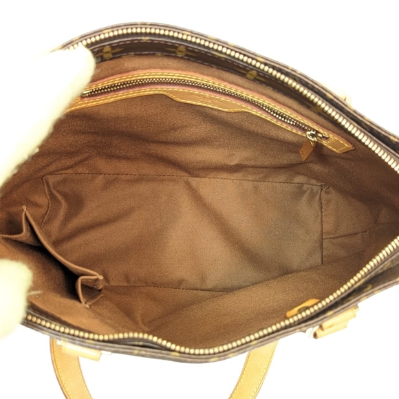 Bundle Authentic Louis Vuitton Cabas Piano monogram Tote shoulder Bag and wallet - Picture 8 of 16